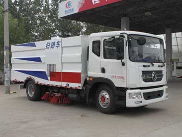 Dongfeng D9 sweeper truck, road sweeper truck